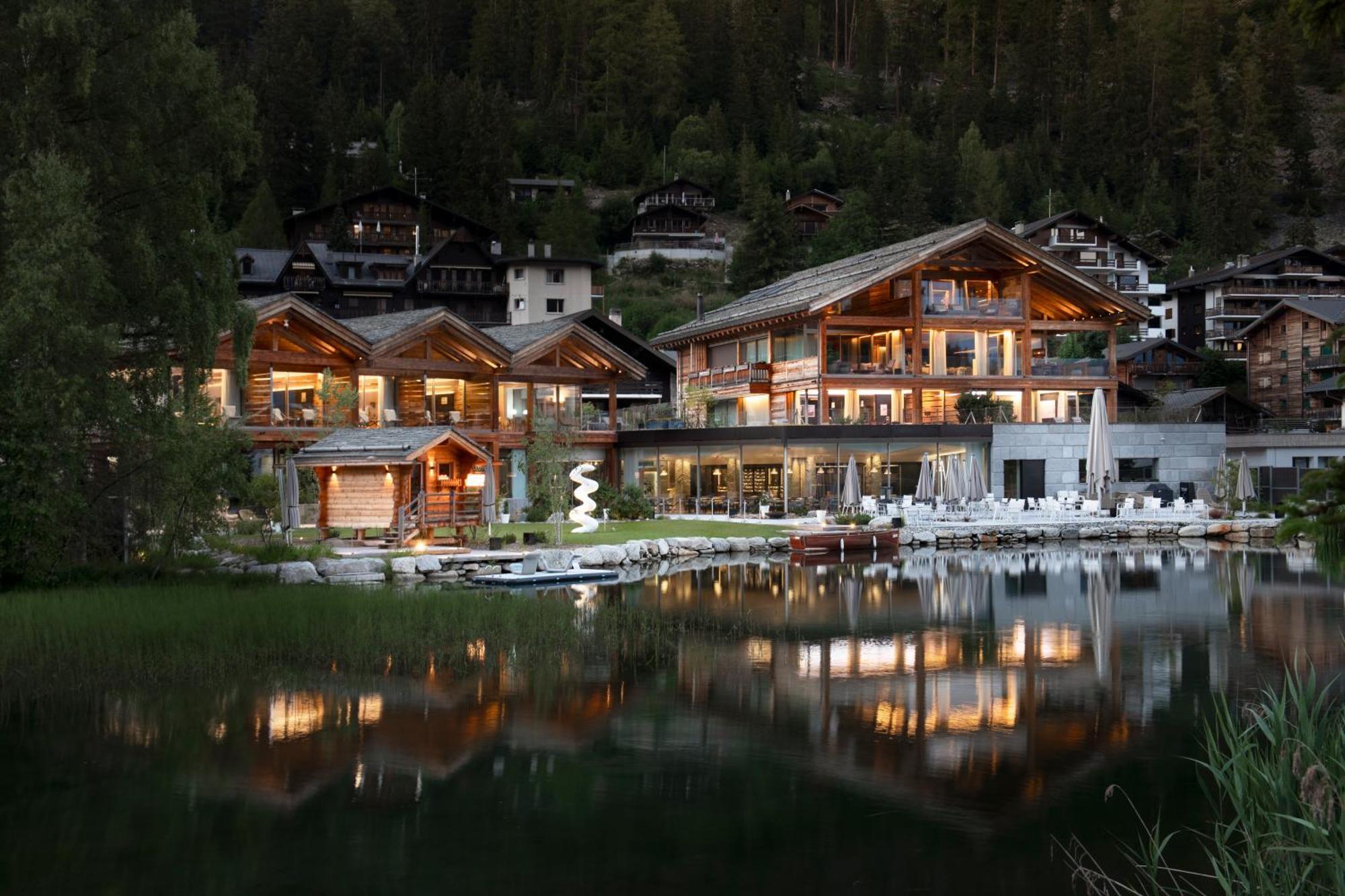 Au Club Alpin Hotel Champex-Lac Eksteriør billede