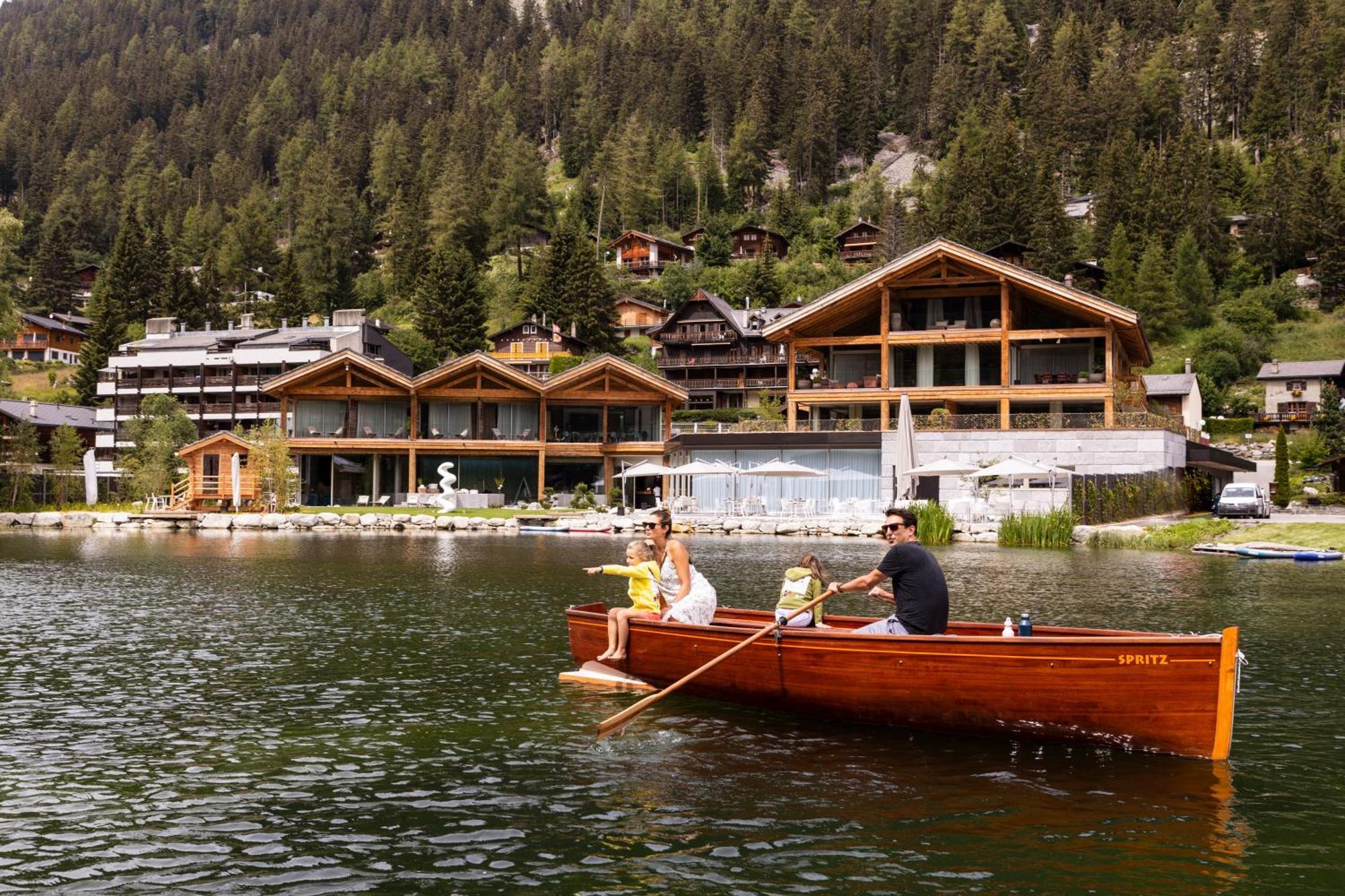 Au Club Alpin Hotel Champex-Lac Eksteriør billede