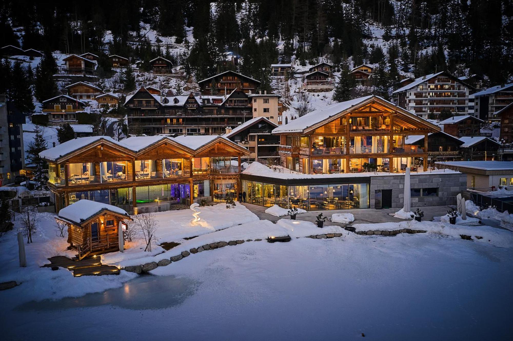 Au Club Alpin Hotel Champex-Lac Eksteriør billede